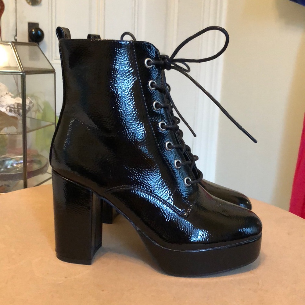 Faux Leather Boots